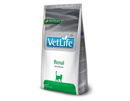 Сухой корм Farmina Vet Life Renal для кошек, для поддержания функции почек, (25302) 2 кг