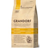 Grandorf Live Probiotics 4 MEAT RECIPE ADULT STERILIZED - Грандорф Сухой корм 4 вида мяса для стерилизованных кошек 0,4 кг