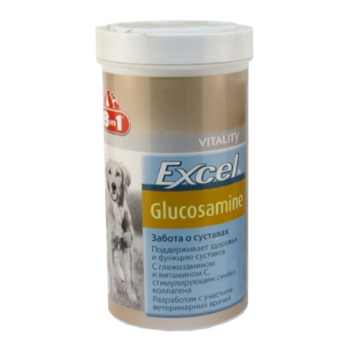 8in1 Excel Glucosamine Хондропротектор  для собак таблетки 55 шт