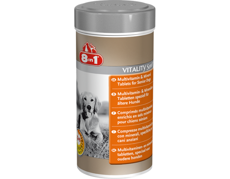 8in1 EXCEL VITALITY SENIOR (ЕКСЕЛ CЕНЬОР ВІТАМІНИ) харчова добавка для собак від 5 років, 70 таб.