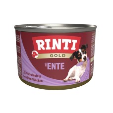 Беззерновой влажный корм Rinti Gold mit Ente РИНТИ ГОЛД, для собак, утка, 185 г