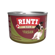 Беззерновой влажный корм Rinti Gold mit Fasan РИНТИ ГОЛД, для собак, фазан, 185 г