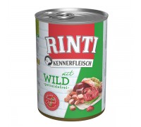 Беззерновой влажный корм Rinti Kennerfleisch mit Wild РИНТИ КЕННЕРФЛЯЙ..