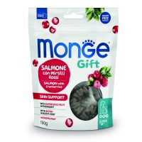 Лакомство Monge Gift Dog Skin support лосось с клюквой 150 г