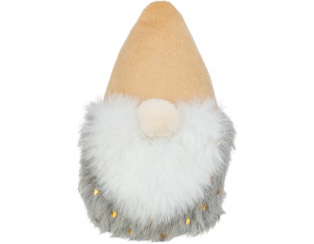 Іграшка Trixie для котів Різдвяний гном з котячою м’ятою, поліестер, 10 см