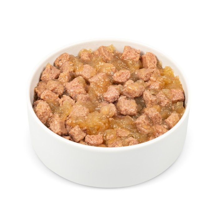 Корм вологий Pet Chef, Шматочки в желе для дорослих собак, з індичкою, 800 г