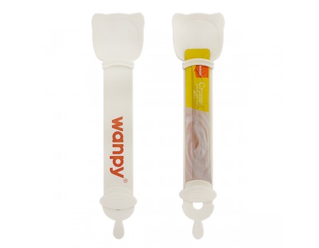 Ложка для рідких ласощів Wanpy Plastic Spoon, пластик, Білий