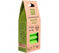 Біорозкладні гігієнічні пакети WAUDOG, 70 шт./уп...