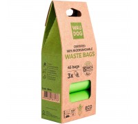 Біорозкладні пакети WAUDOG для прибирання за тваринами, МАКСІ, 22х33 с..