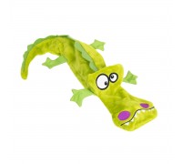 Игрушка для собак Крокодил с 4-мя пищалками GiGwi Plush, плюш, 38 см..