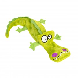 Іграшка для собак Крокодил з 4-ма пищалками GiGwi Plush, плюш, 38 см..