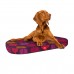 Лежанка для собак WAUDOG Relax, рисунок "Гранат", с сменным чехлом, L, 100х70 см  - фото 3