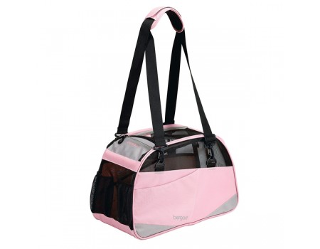 Bergan Voyager Comfort Carrier БЕРГАН ВОЯЖЕР КОМФОРТ сумка переноска для собак и кошек, L, 48х33х25 см , розовый.