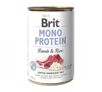 Brit Mono Protein Dog k 400 g для взрослых собак с ягненком и темным р..