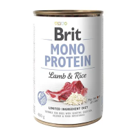 Brit Mono Protein Dog k 400 g для взрослых собак с ягненком и темным рисом*