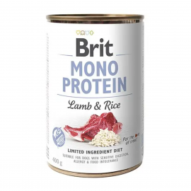 Brit Mono Protein Dog k 400 g для дорослих собак з ягнятком та темним ..