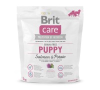 Brit  Care GF Puppy Salmon с лососем для щенков и молодых собак всех п..