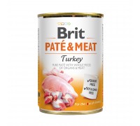 Корм влажный Brit Care Pate and Meat для взрослых собак с индейкой. 40..