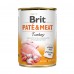 Корм вологий Brit Care Pate and Meat для дорослих собак з індичкою. 400 г
