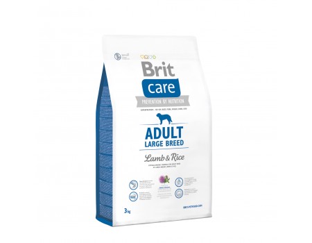 Brit Care Adult Large Breed Lamb&Rice с рисом и ягненком для взрослых собак крупных пород 3кг