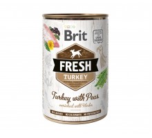 Brit Fresh Turkey with Peas Консервированный корм с  индейкой и горошк..