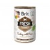 Brit Fresh Turkey with Peas Консервований корм з індичкою та горошком для собак усіх порід, 0,4 кг