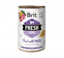 Brit Fresh Veal with Millet Консервированный корм с  телятиной и пшено..