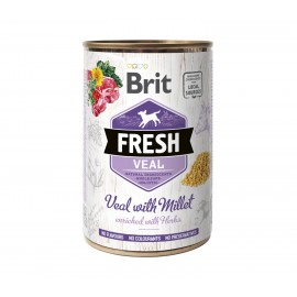 Brit Fresh Veal with Millet Консервированный корм с  телятиной и пшено..