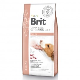Brit GF Veterinary Diet Dog Renal  при почечной недостаточности с яйцо..
