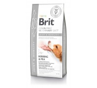 Brit GF  Veterinary Diet Dog Grain Free Mobility  для суставов с селед..