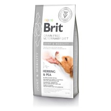 Brit GF  Veterinary Diet Dog Grain Free Mobility  для суставов с селедкой, лососем, горохом и гречкой 12 кг*