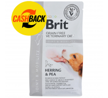 Brit GF Veterinary Diet Dog Grain Free Mobility  для суставов с селедк..