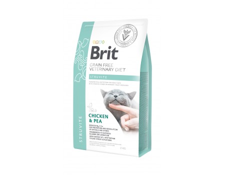 Сухой корм Brit GF Veterinary Diets Cat Struvite, для взрослых кошек, 2 кг