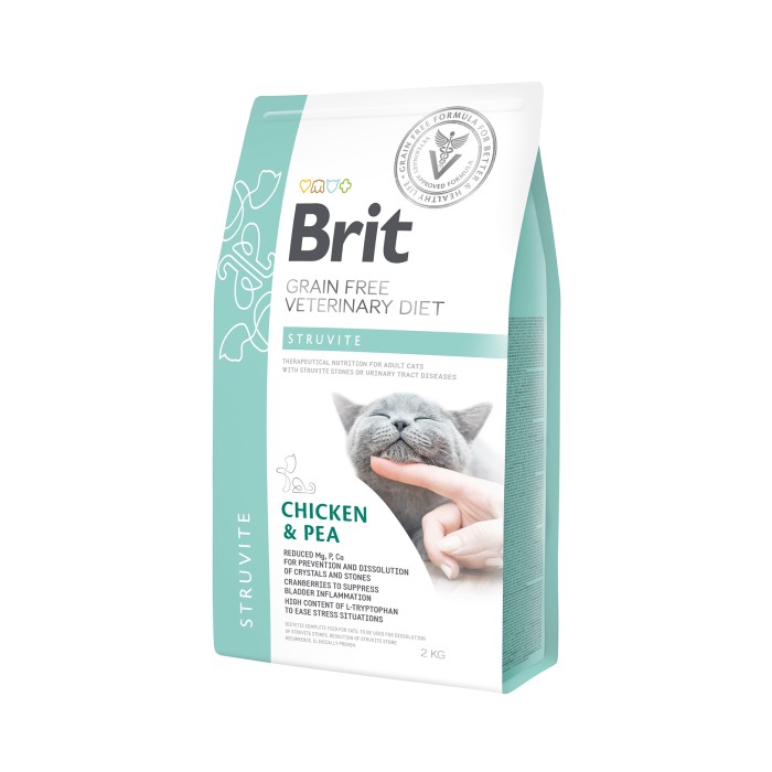 Сухий корм Brit GF Veterinary Diets Cat Struvite, для дорослих котів, 2 кг