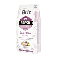 Brit Fresh Chicken with Potato Puppy Healthy Growth ПОЛНОРАЦИОННЫЙ СУХОЙ КОРМ СО СВЕЖЕЙ КУРИЦЕЙ И КАРТОФЕЛЕМ ДЛЯ ЩЕНКОВ - ЗДОРОВЫЙ РОСТ, 2,5 кг