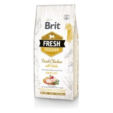 Brit Fresh Chicken with Potato Adult Great Life ПОЛНОРАЦИОННЫЙ СУХОЙ КОРМ СО СВЕЖЕЙ КУРИЦЕЙ И КАРТОФЕЛЕМ ДЛЯ ВЗРОСЛЫХ СОБАК – ПРЕКРАСНАЯ ЖИЗНЬ, 12 кг