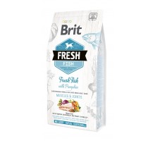 Brit Fresh Fish with Pumpkin Adult Large Muscles Joints сухой корм для..