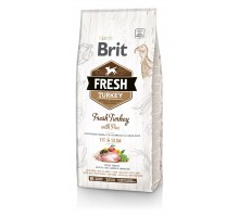 Brit Fresh Turkey with Pea Adult Fit & Slim для взрослых собак всех по..