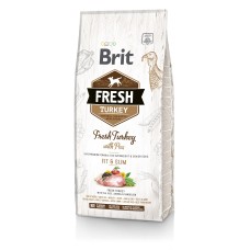 Brit Fresh Turkey with Pea Adult Fit & Slim для взрослых собак всех пород (индейка), 12 кг
