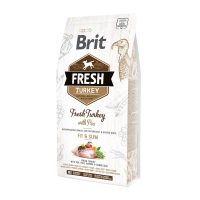 Brit Fresh Turkey with Pea Adult Fit & Slim для взрослых собак всех пород (индейка), 2,5 кг