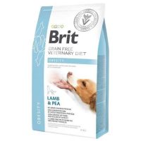 Brit GF Veterinary Diet Dog Obesity при избыточном весе с ягнятиной, индейкой и горохом  2 кг	