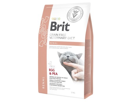 Brit GF Veterinary Diet Cat Renal для кішок з порушеною функцією нирок та хронічною нирковою недостатністю 2 кг