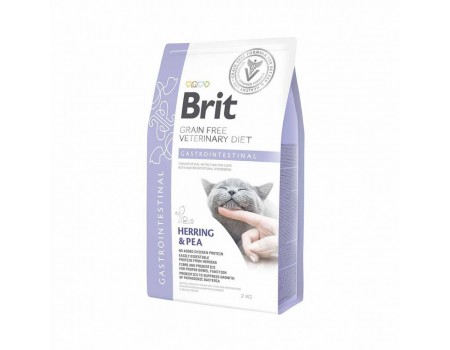 Brit GF Veterinary Diet Cat Gastrointestinal Лікувальний корм для кішок при порушеннях травлення, 2 кг