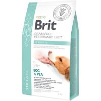Brit GF Veterinary Diet Dog Struvite при сечокам'яній хворобі з яйцем, індичкою, горохом та гречкою 2 кг