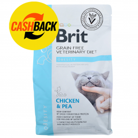 Brit GF Veterinary Diets Cat Obesity. Беззерновая диета при избыточном..