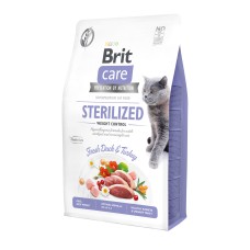 Brit Care Cat GF Sterilized Weight Control, (контроль веса для стерилизованных) 2 кг