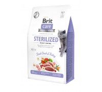 Brit Care Cat GF Sterilized Weight Control, (контроль веса для стерили..