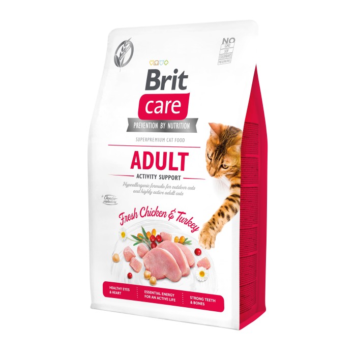 Brit Care Cat GF Adult Activity Support (підтримка активності для дорослих котів) 2 кг