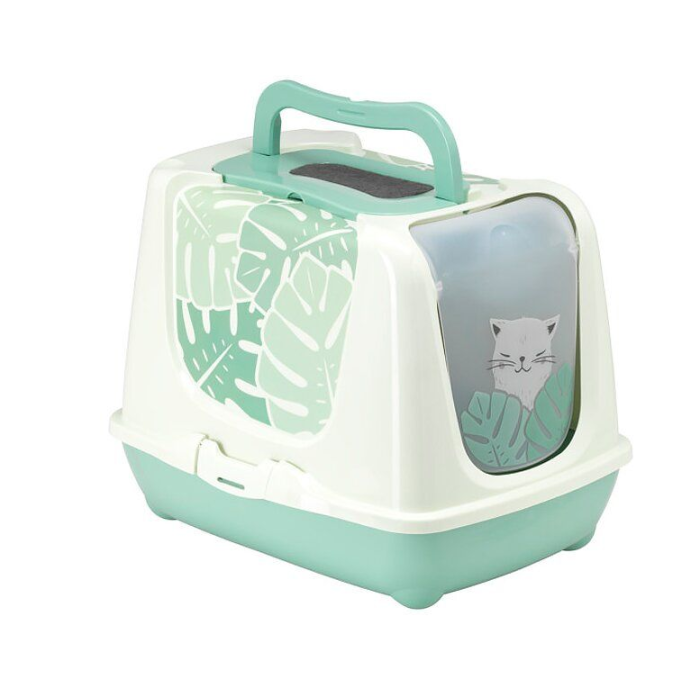 Moderna Trendy Cat Eden МОДЕРНА ТРЕНДИ КЕТ закрытый туалет для котов c угольным фильтром и совком, дизайн Эдем, 49,97х39,08х38,9см