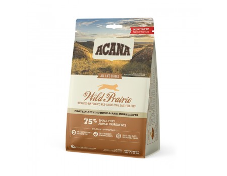 Cухой корм Acana Wild Prairie Cat & Kitten для кошек и котят всех пород, на основе цыпленка, индейки и рыбы, 0,340 кг